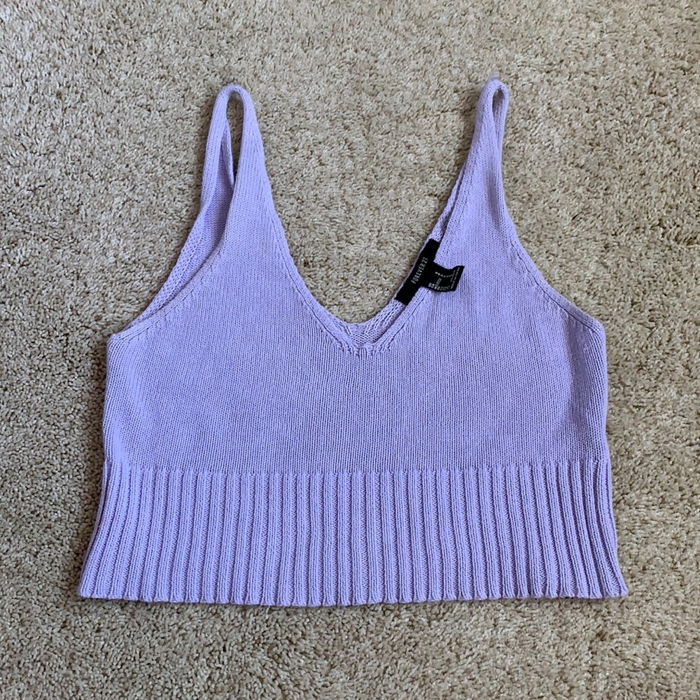 Lavender Crop Top (S)
